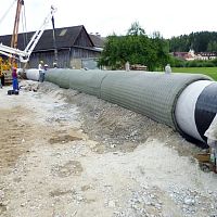 Non-woven draining sheet Incomat® Pipeline Coversyntheticdrainageprotection