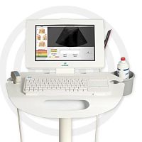 Portable, with trolley ultrasound system SENSUS LUNGfor lung ultrasound imagingB/Wtouchscreen