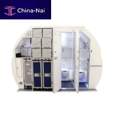 Aircraft galley narrow-bodywith trash compactor