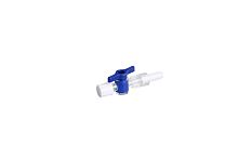 Y infusion connector with stopcock
