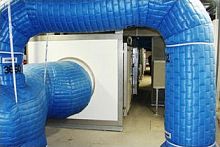 Flexible air duct AERTEX®textilefor heating