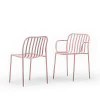 Contemporary chair METIS LINE 0190/0191CBindooroutdoorpainted metal