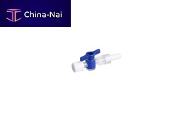 Y infusion connector with stopcock