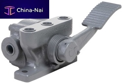 Disc valve foot-operatedregulatingfor air