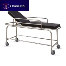Patient transfer stretcher trolley PTT-04manualwith adjustable backrest2-section