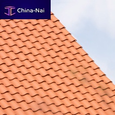 Interlocking roof tile EDEN flatclayred