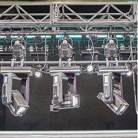 Commercial moving head spot ARC / PO SYSTEMES indoorsurface-mountedround