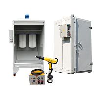 Laboratory powder coating machine KF-800Dautomatic