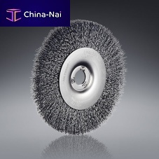 Circular brush cleaningdeburringmetal