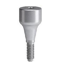 Titanium healing abutment flared