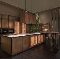 Contemporary kitchen LABIRINTOsteelaluminumbrass