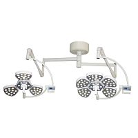Ceiling-mounted surgical light LEDveterinary2-arm