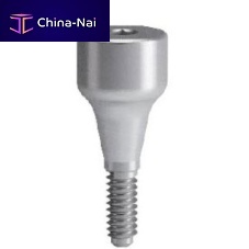 Titanium healing abutment flared