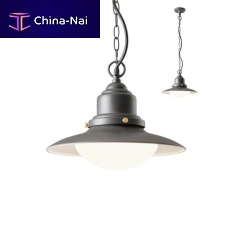 Pendant lamp ELIO aluminumglassopal