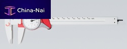 Dental calipers dial
