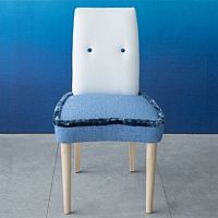 Contemporary chair GIBSON ALTOindoorfabricupholstered