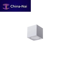 Contemporary wall light CUBE Woutdooranodized aluminumpolycarbonate