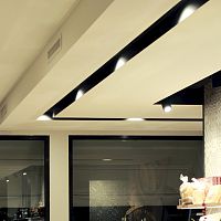 LED track light S-POTroundmetalfor shop