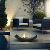 Steel bioethanol burner BIOMISA/TVcontemporarydecorativefree-standing