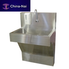 1-station surgical sink SS101-ADAstainless steelinfrared soap dispenserinfrared water tap