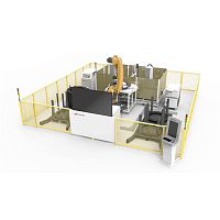 Laser cleaning machine automaticfor rust removalfor railway vehicles