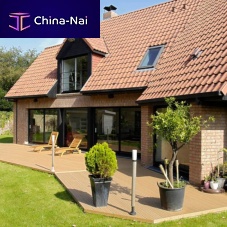 Wood deck board XYLTECH® compositestainless steelwood look