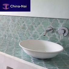 Indoor hexagonal tile ARABESQUEwallterracottaplain
