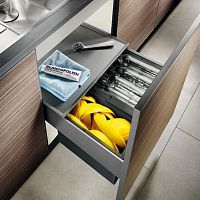 Kitchen trash can SELECT 50/2built-insteelcontemporary