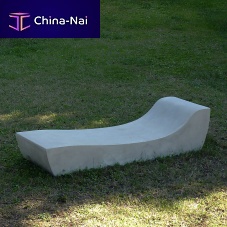 Contemporary sun lounger COMMA.6fiber cementgardenfor public space