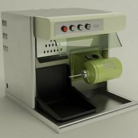 Polishing lathe with vacuum cleaner CATO
