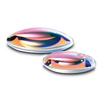 Spherical lens element zinc selenideCaF2silicone