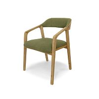 Contemporary chair Slomoindoorfabricsynthetic leather