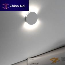 Recessed wall light fixture BANGLEDroundsquare