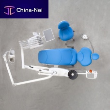 Dental unit with electric chair KISSwith adjustable headrestwith delivery systemwith LED light