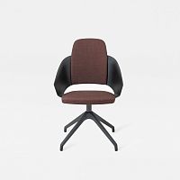 Contemporary chair ICON HIGHindoorin fire-retardant fabricsynthetic leather