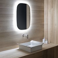 Countertop washbasin BX40Aceramicwithout holewithout overflow