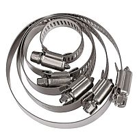 Stainless steel hose clamp DIN3016worm-drive