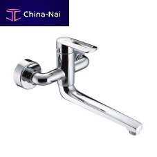 Wall-mounted mixer tap NEVA: 133400chromed metalkitchen2-hole