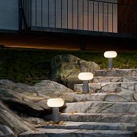 Garden bollard light PEPITAcontemporarymetalsolar