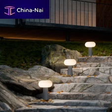 Garden bollard light PEPITAcontemporarymetalsolar