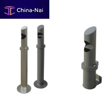 Pedestal ashtray VIXwall-mountedstainless steeloutdoor