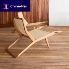 Contemporary chaise longue BARCA bamboooakoutdoor