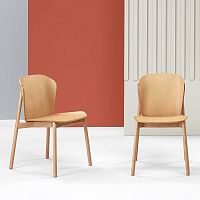 Contemporary chair Finnindoorwoodenwooden base
