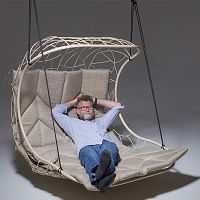 Stainless steel swing seat BIG WAVEmild steelcommercial2-person