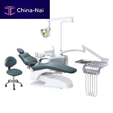 Dental unit with adjustable headrest SDL-C0239with LED lightblue
