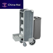 Housekeeping trolley 14009for hotelmetallaminate