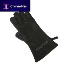 Heat-resistant glove leather
