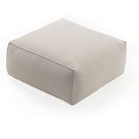 Contemporary ottoman SOFT XL fabricsquareupholstered