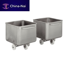 Stainless steel waste bin Eurobinindustrial wastemobile
