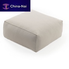 Contemporary ottoman SOFT XL fabricsquareupholstered